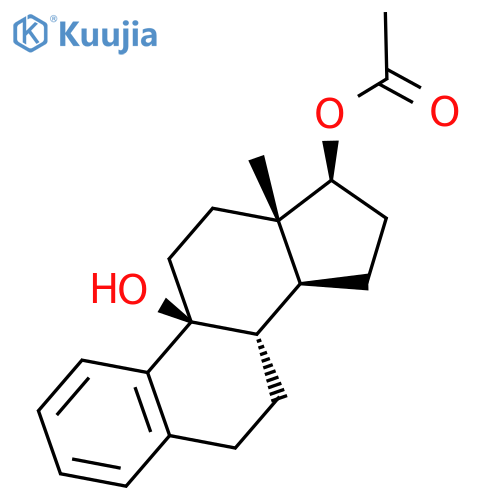 Estra-1,3,5(10)-triene-9,17-diol, 17-acetate, (9b,17b)- structure
