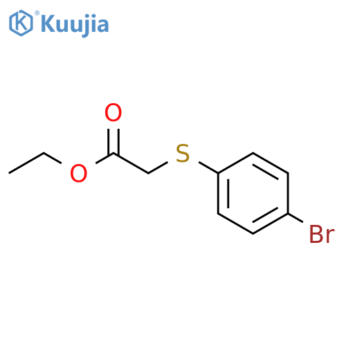 Ethyl 2-(4-bromophenylthio)acetate structure