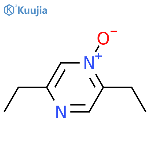 Pyrazine, 2,5-diethyl-,4-oxide structure