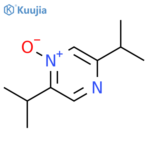 Pyrazine, 2,5-bis(1-methylethyl)-, 1-oxide structure