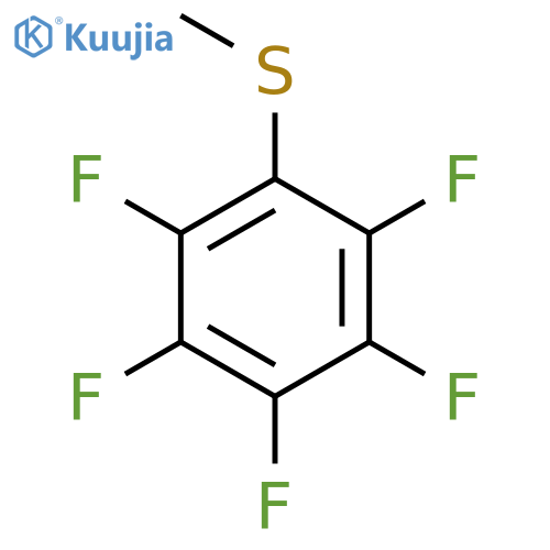 Benzene, pentafluoro(methylthio)- structure