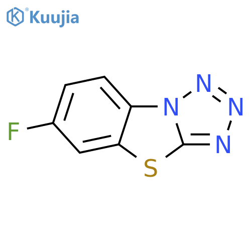 Tetrazolo[5,1-b]benzothiazole, 6-fluoro- structure
