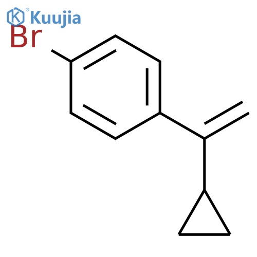 1-Bromo-4-(1-cyclopropylvinyl)benzene structure