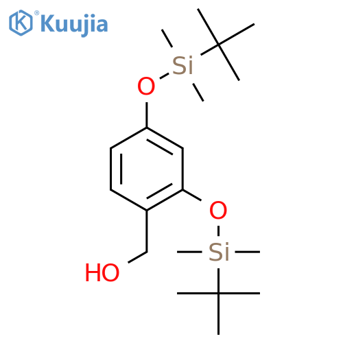 Benzenemethanol, 2,4-bis[[(1,1-dimethylethyl)dimethylsilyl]oxy]- structure