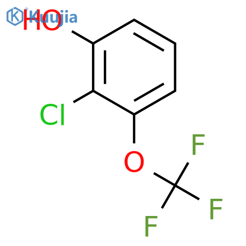 Phenol, 2-chloro-3-(trifluoromethoxy)- structure