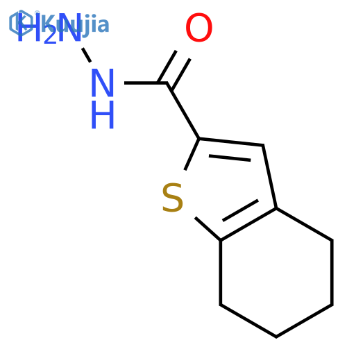 4,5,6,7-tetrahydro-1-benzothiophene-2-carbohydrazide structure