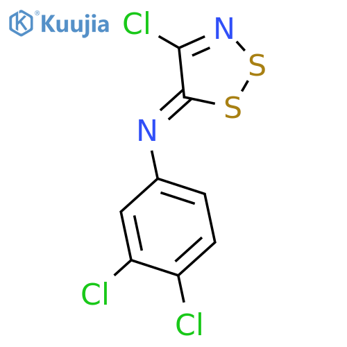 Benzenamine, 3,4-dichloro-N-(4-chloro-5H-1,2,3-dithiazol-5-ylidene)- structure