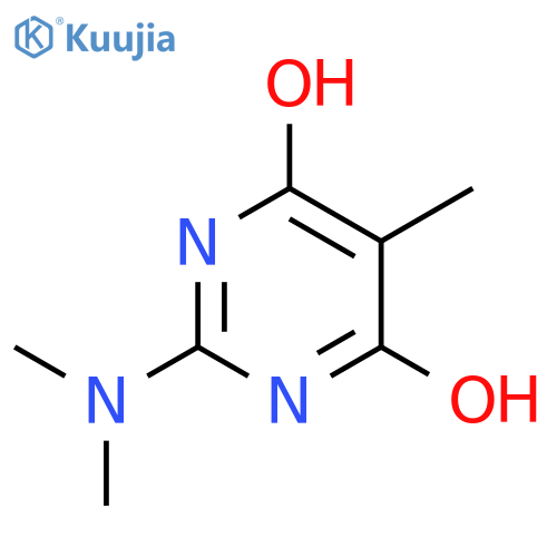 2-(Dimethylamino)-5-methylpyrimidine-4,6-diol structure