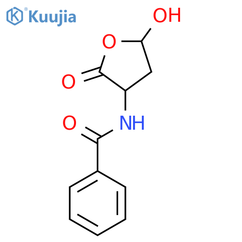Benzamide, N-(tetrahydro-5-hydroxy-2-oxo-3-furanyl)- structure