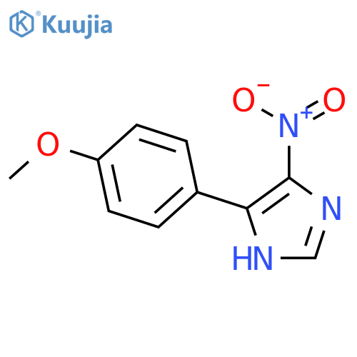 4-(4-methoxyphenyl)-5-nitro-1H-imidazole structure