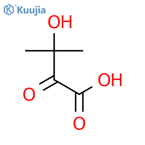 3-Hydroxy-3-methyl-2-oxobutanoic acid structure