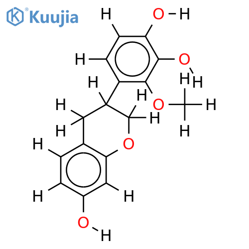 (R)-2'-Me ether-2',3',4',7-Tetrahydroxyisoflavan structure