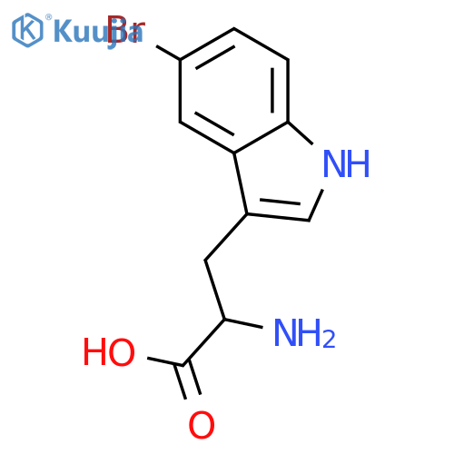 5-Bromo-Dl-Tryptophan structure