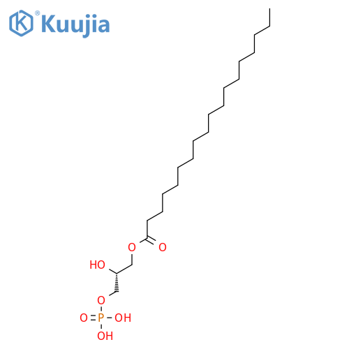 OCTADECANOIC ACID, (2R)-2-HYDROXY-3-(PHOSPHONOOXY)PROPYL ESTER structure