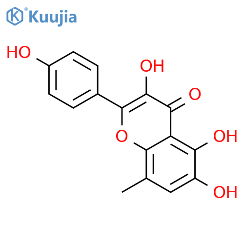 3,4',5,6-Tetrahydroxy-8-methylflavone structure