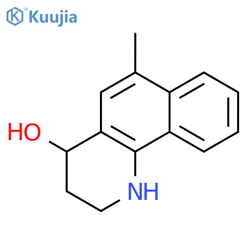 Benzo[h]quinolin-4-ol, 1,2,3,4-tetrahydro-6-methyl- structure