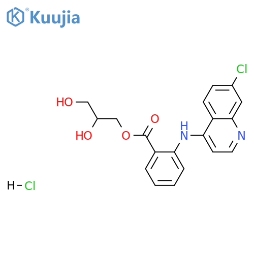 Glafenine hydrochloride structure