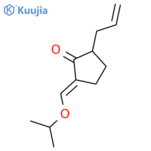 CYCLOPENTANONE, 2-[(1-METHYLETHOXY)METHYLENE]-5-(2-PROPENYL)- structure