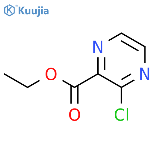 Ethyl 3-chloro-pyrazine-2-carboxylate structure