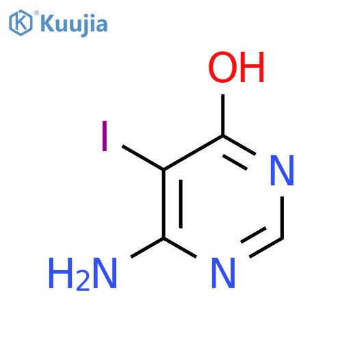6-Amino-5-iodopyrimidin-4-ol structure