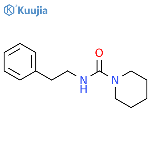 1-Piperidinecarboxamide, N-(2-phenylethyl)- structure