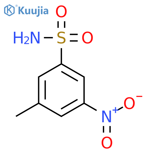 3-methyl-5-nitrobenzene-1-sulfonamide structure