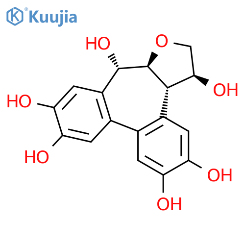 (4bS)-4b,5,7aβ,8-Tetrahydro-6H-dibenzo[3,4:5,6]cyclohepta[1,2-b]furan-2,3,5α,8β,10,11-hexol structure