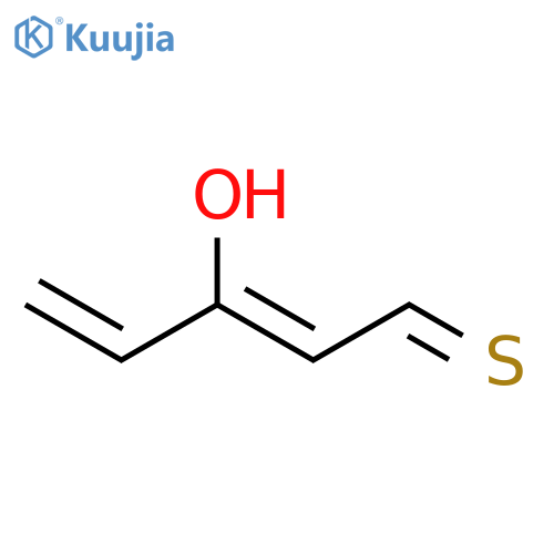 2,4-Pentadienethial, 3-hydroxy-, (Z)- structure