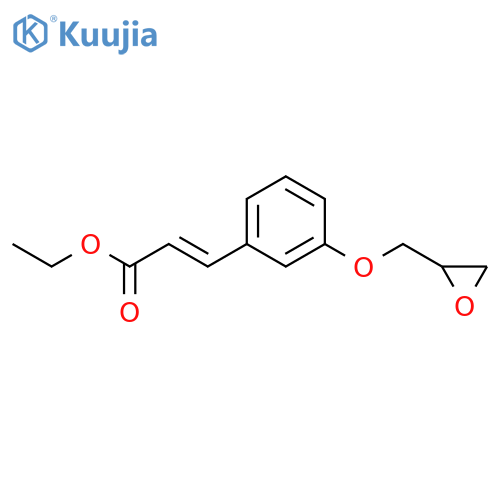2-PROPENOIC ACID, 3-[3-(OXIRANYLMETHOXY)PHENYL]-, ETHYL ESTER structure
