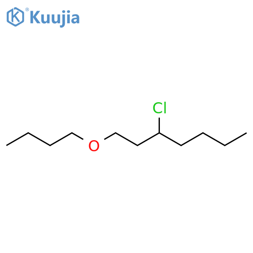 Heptane, 1-butoxy-3-chloro- structure