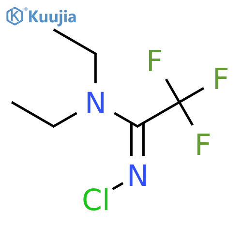 Ethanimidamide, N'-chloro-N,N-diethyl-2,2,2-trifluoro- structure