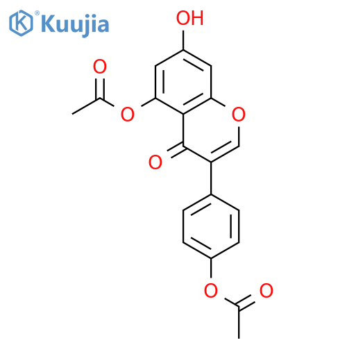 4’,5-Di-O-acetyl Genistein structure