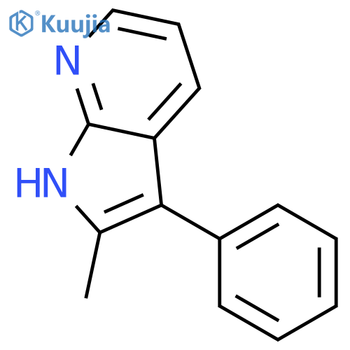1H-Pyrrolo[2,3-b]pyridine, 2-methyl-3-phenyl- structure