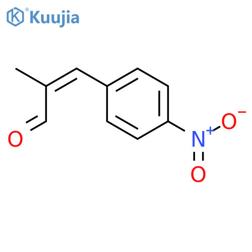 2-Propenal, 2-methyl-3-(4-nitrophenyl)-, (2Z)- structure