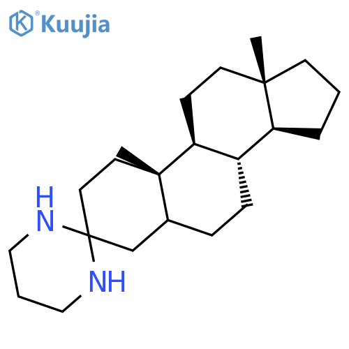 SPIRO[ANDROSTANE-3,2'(1'H)-PYRIMIDINE], TETRAHYDRO- structure