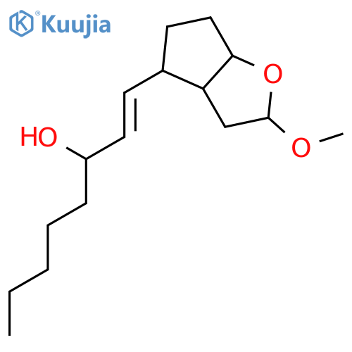 1-Octen-3-ol, 1-(hexahydro-2-methoxy-2H-cyclopenta[b]furan-4-yl)- structure