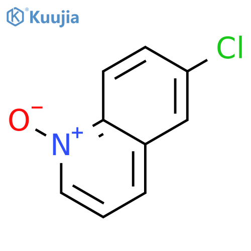 Quinoline, 6-chloro-, 1-oxide structure