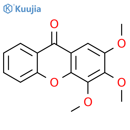 9H-Xanthen-9-one,2,3,4-trimethoxy- structure