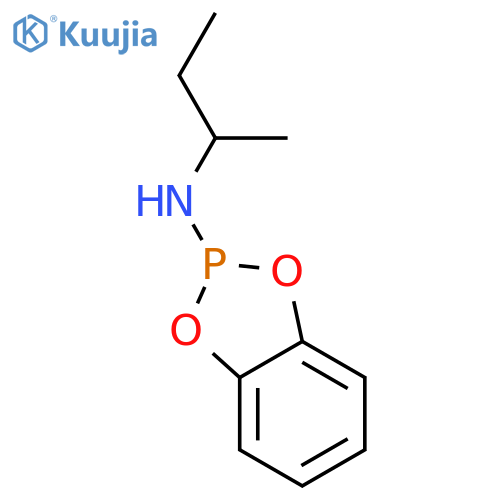 1,3,2-Benzodioxaphosphol-2-amine, N-(1-methylpropyl)- structure