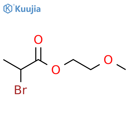 2-Methoxyethyl 2-bromopropanoate structure
