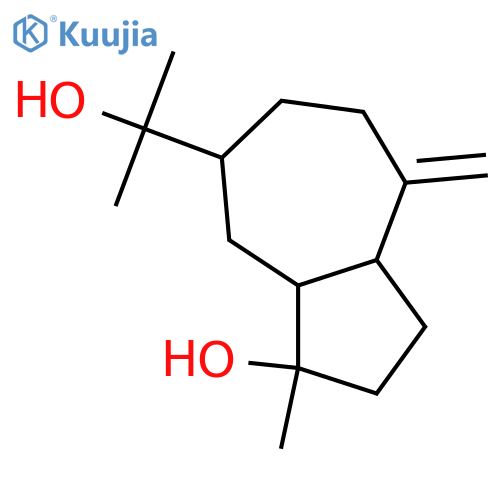 5-Azulenemethanol,decahydro-3-hydroxy-a,a,3-trimethyl-8-methylene-,(3R,3aR,5R,8aR)- structure