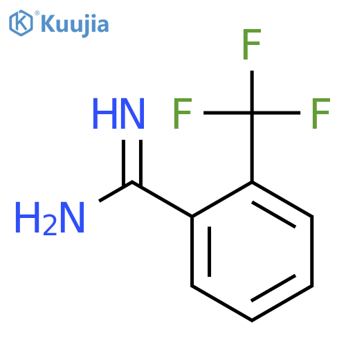 2-(trifluoromethyl)benzene-1-carboximidamide structure