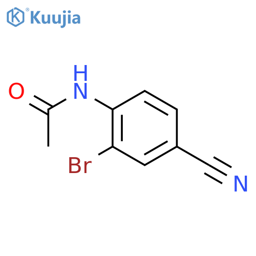 2'-Bromo-4'-cyanoacetanilide structure