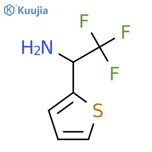 2,2,2-trifluoro-1-(thiophen-2-yl)ethan-1-amine structure