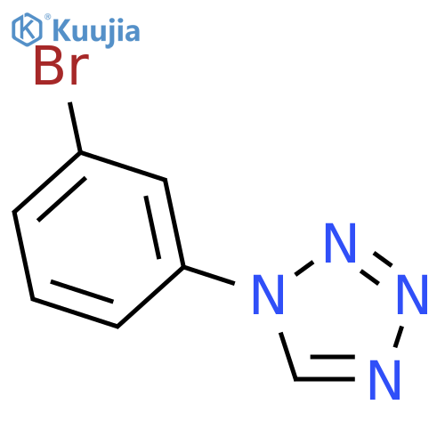 1-(3-bromophenyl)-1H-1,2,3,4-tetrazole structure