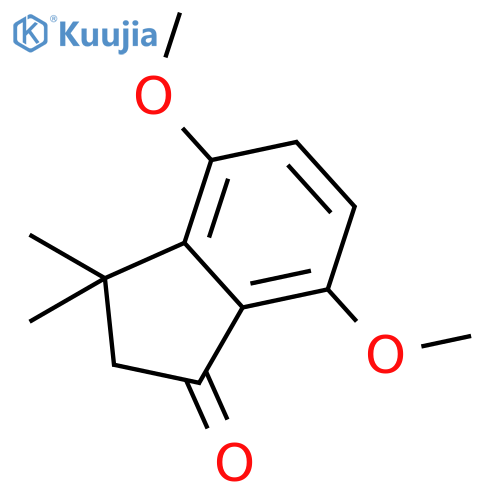 4,7-Dimethoxy-3,3-dimethyl-2,3-dihydro-1H-inden-1-one structure
