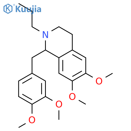 Isoquinoline,1-[(3,4-dimethoxyphenyl)methyl]-1,2,3,4-tetrahydro-6,7-dimethoxy-2-propyl- structure
