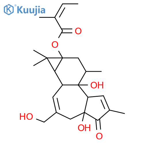 12-deoxyphorbol-13-angelate structure