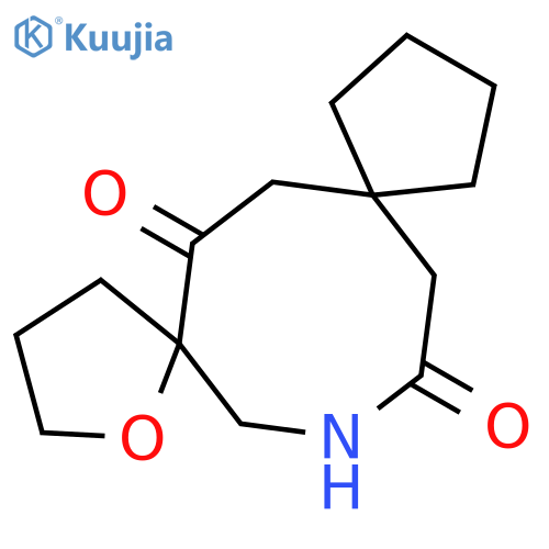 1-Oxa-15-azadispiro[4.2.4.4]hexadecane-6,14-dione structure