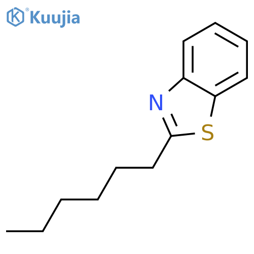 benzothiazole, 2-hexyl- (6ci,9ci) structure